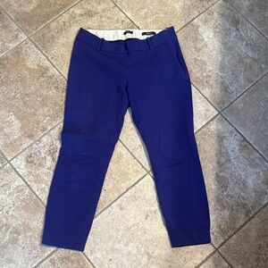 J. Crew Purple Ankle Pants